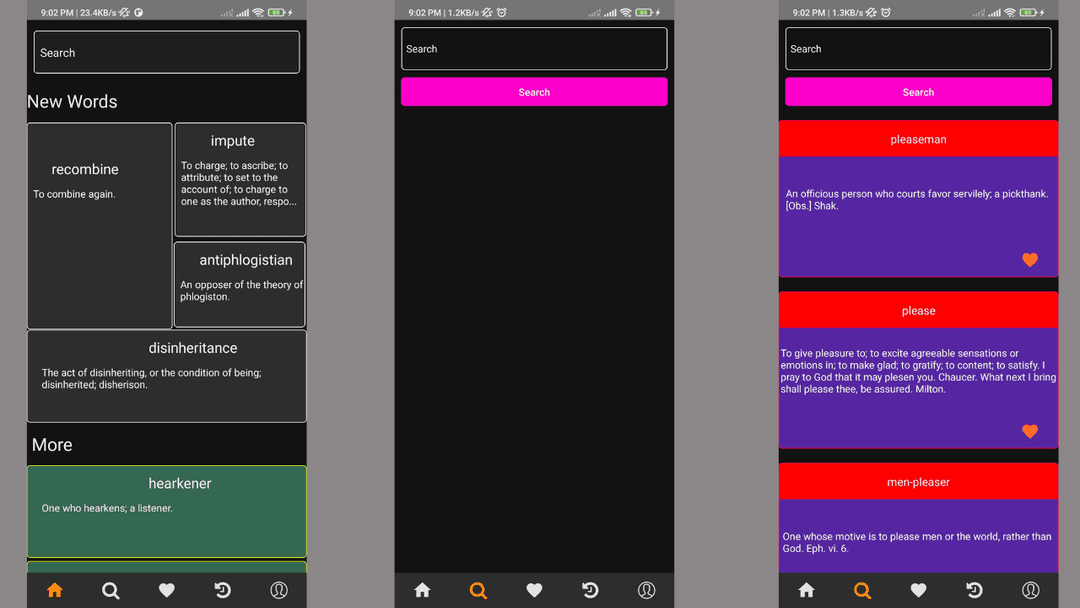 Dictionary — project by Sushan Khadka (namelessnerd)