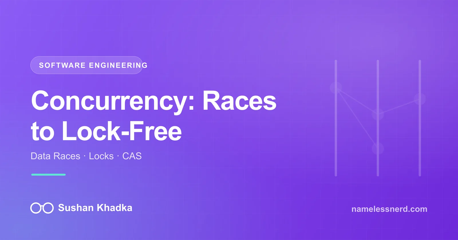Concurrency Deep Dive: Race Conditions, Locks, and Lock-Free Patterns — article by Sushan Khadka (namelessnerd)